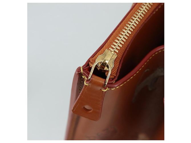 LOUIS VUITTON Borsa Catgram City Steamer MM in pelle 2 in 1 marrone M52969 Auth 104191SM - vista 9