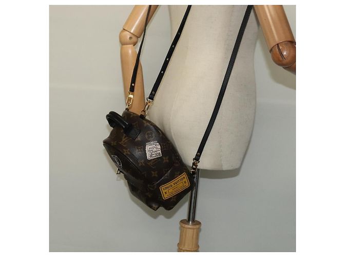 LOUIS VUITTON Borsa a Spalla Palm Springs Monogram World Tour M42971 Auth 115814SAV Monogramma - vista 27