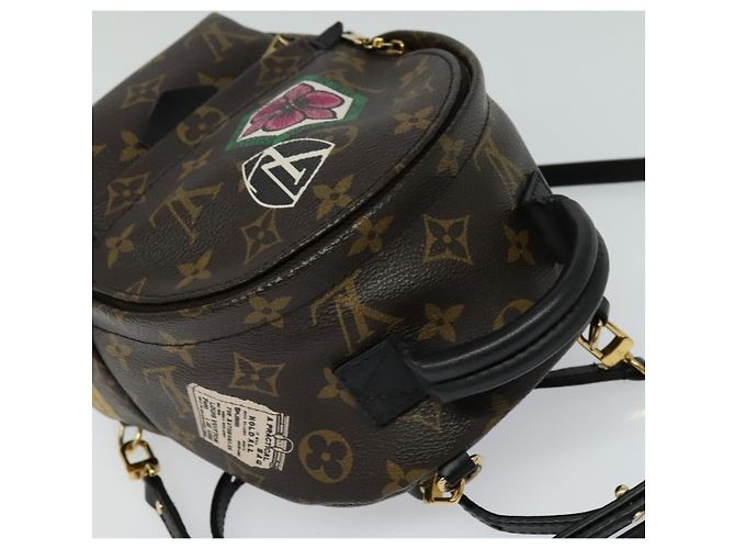 LOUIS VUITTON Borsa a Spalla Palm Springs Monogram World Tour M42971 Auth 115814SAV Monogramma - vista 6