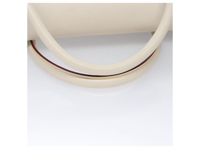 LOUIS VUITTON Borsa a Mano Suhari Extravagan in Pelle Bianca M91803 LV Auth 115974SM Bianco - vista 7