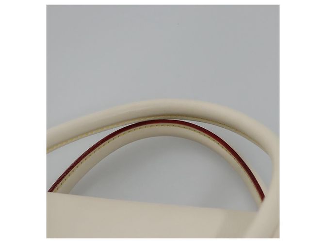 LOUIS VUITTON Borsa a Mano Suhari Extravagan in Pelle Bianca M91803 LV Auth 115974SM Bianco - vista 8