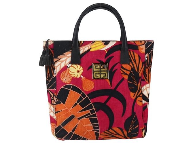 GIVENCHY Tote Bag Canvas Multicolor Gold Auth mr2117 Multiple colors Golden - view 13