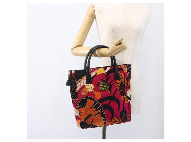 GIVENCHY Tote Bag Canvas Multicolor Gold Auth mr2117 Multiple colors Golden - view 23