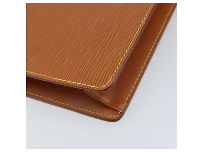 LOUIS VUITTON Pochette Uomo Epi Borsa Marrone Zipangu Oro M52528 LV Auth ka2494 - vista 16