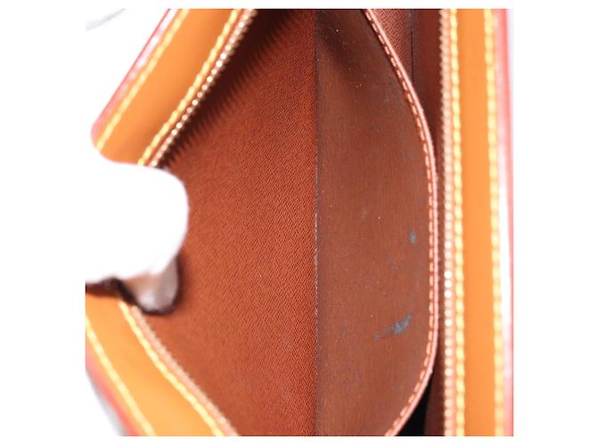 LOUIS VUITTON Pochette Uomo Epi Borsa Marrone Zipangu Oro M52528 LV Auth ka2494 - vista 20