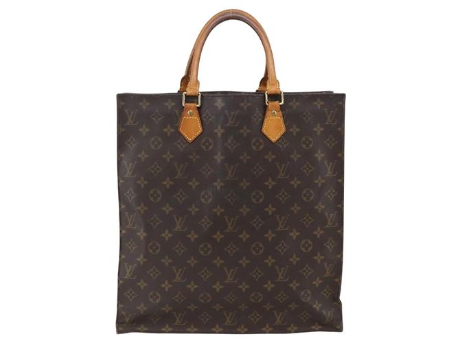 LOUIS VUITTON Borsa Sac Plat Monogram M51140 LV Auth fm5103 Monogramma - vista 2