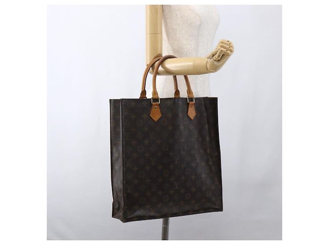 LOUIS VUITTON Borsa Sac Plat Monogram M51140 LV Auth fm5103 Monogramma - vista 20