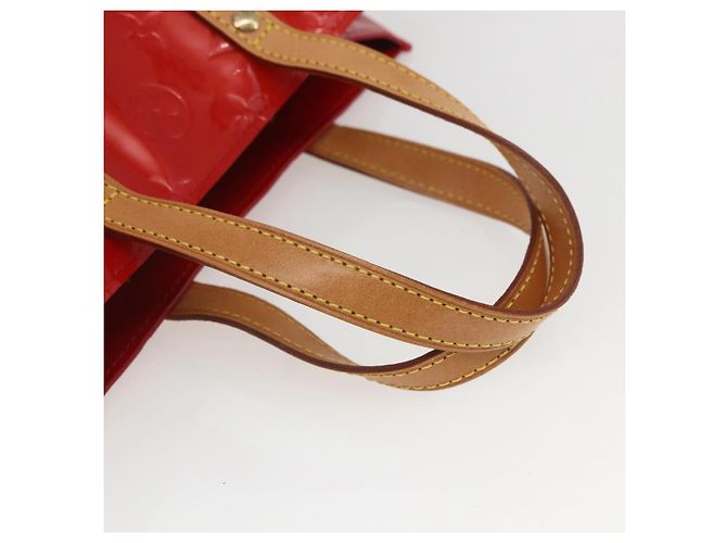 LOUIS VUITTON Borsa Reade PM Monogram Vernis Pomme D'amour M91990 LV Auth ki6412 Rosso - vista 7