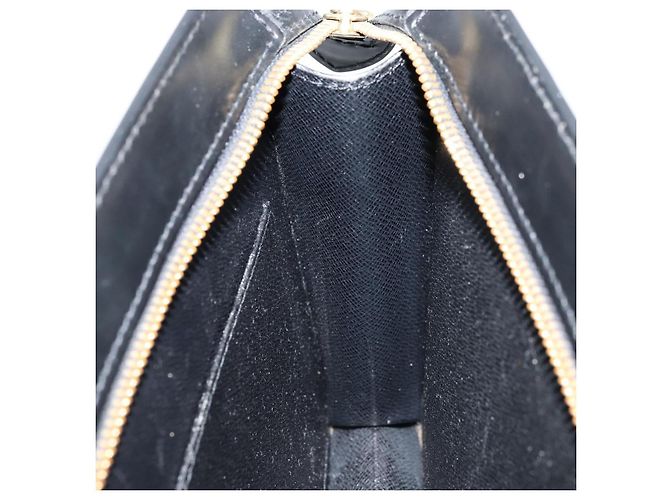 LOUIS VUITTON Pochette Uomo Epi Borsa Clutch Nera M52522 LV Auth ka2502 Nero - vista 17