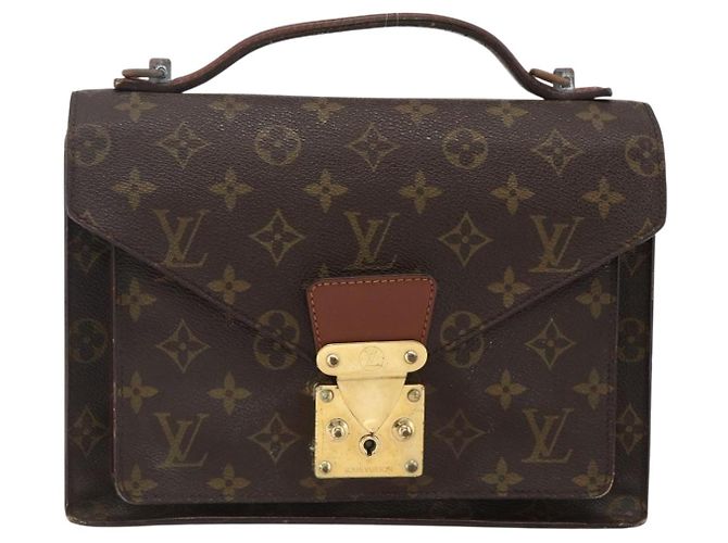 LOUIS VUITTON Borsa a Spalla Monceau 26 Monogram M51187 LV Auth ka2528 Monogramma - vista 13