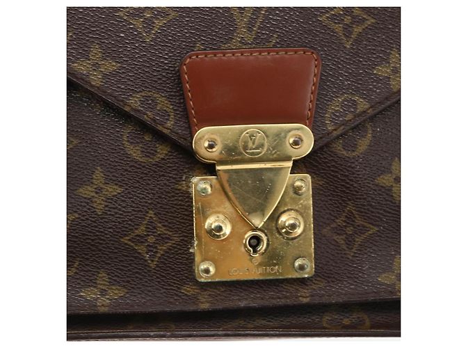 LOUIS VUITTON Borsa a Spalla Monceau 26 Monogram M51187 LV Auth ka2528 Monogramma - vista 17