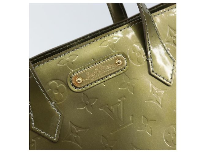 LOUIS VUITTON Borsa Wilshire PM Monogram Vernis Grigio Art Deco M91627 Auth 173151V - vista 18