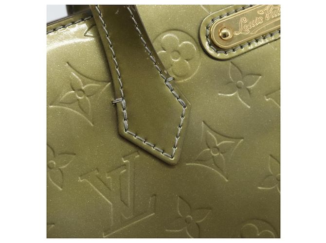 LOUIS VUITTON Borsa Wilshire PM Monogram Vernis Grigio Art Deco M91627 Auth 173151V - vista 19