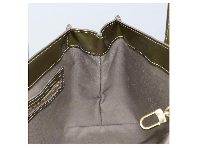 LOUIS VUITTON Borsa Wilshire PM Monogram Vernis Grigio Art Deco M91627 Auth 173151V - vista 21