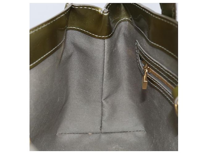 LOUIS VUITTON Borsa Wilshire PM Monogram Vernis Grigio Art Deco M91627 Auth 173151V - vista 22