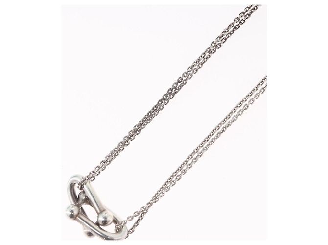 Autre Marque Collana Doppio Anello Hardware TIFFANY&Co. Argento Ag925 Auth 133241SAM - vista 11