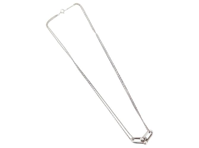 Autre Marque Collana Doppio Anello Hardware TIFFANY&Co. Argento Ag925 Auth 133241SAM - vista 2
