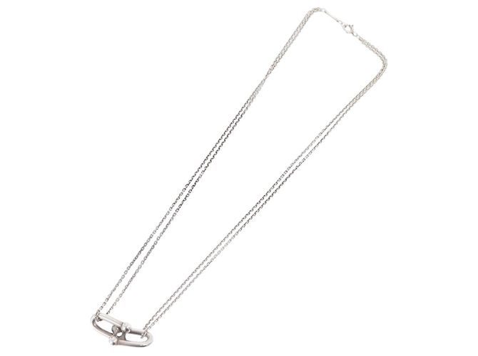 Autre Marque Collana Doppio Anello Hardware TIFFANY&Co. Argento Ag925 Auth 133241SAM - vista 9