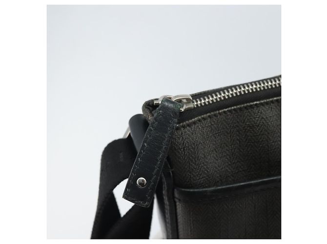 Bulgari BVLGARI Schultertasche aus PVC-Leder Grau Silber Authentisch 170273 Braun - Ansicht 10