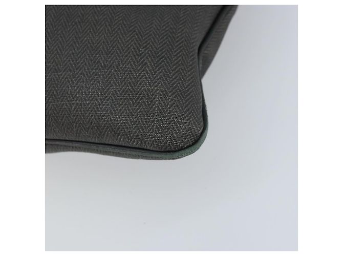 Bulgari BVLGARI Schultertasche aus PVC-Leder Grau Silber Authentisch 170273 Braun - Ansicht 15