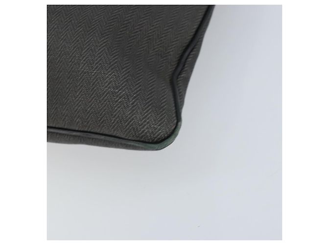 Bulgari BVLGARI Schultertasche aus PVC-Leder Grau Silber Authentisch 170273 Braun - Ansicht 9