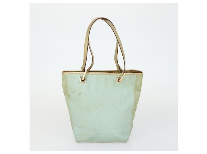 Borsa a Spalla GG Canvas Gucci 2 Pezzi Blu Baby Beige Auth 172063 Blu chiaro - vista 11
