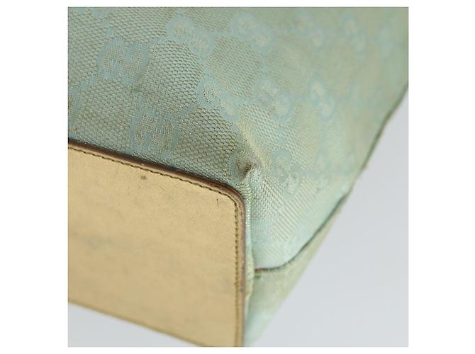 Borsa a Spalla GG Canvas Gucci 2 Pezzi Blu Baby Beige Auth 172063 Blu chiaro - vista 16