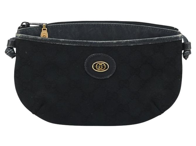Borsa a Spalla GG Supreme Gucci Nera Oro 904 02 020 Auth ep13376 Nero D'oro - view 2