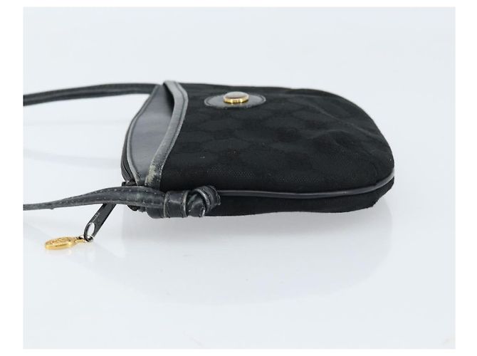 Borsa a Spalla GG Supreme Gucci Nera Oro 904 02 020 Auth ep13376 Nero D'oro - view 4