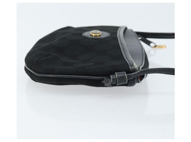 Borsa a Spalla GG Supreme Gucci Nera Oro 904 02 020 Auth ep13376 Nero D'oro - view 5