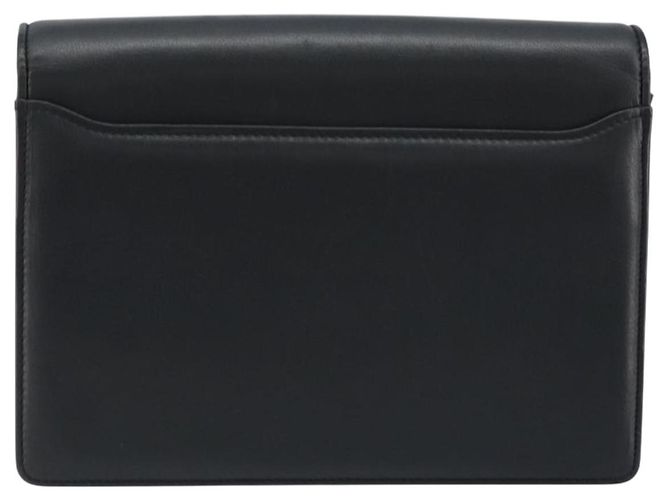 Clutch BAG BALENCIAGA in pelle nera e oro Auth 172150 Nero D'oro - vista 2