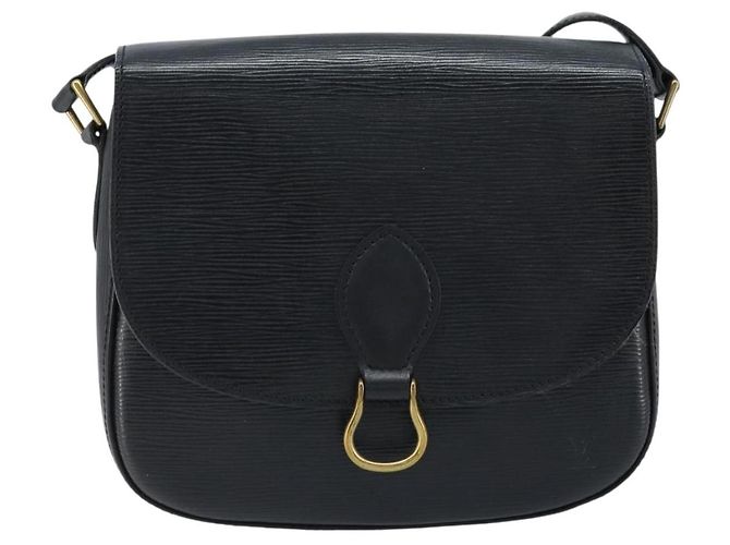 LOUIS VUITTON Borsa a Spalla Epi Saint Cloud GM Nera M52192 LV Auth bs33474 Nero - vista 13