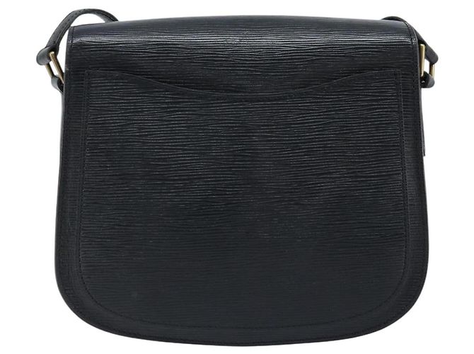 LOUIS VUITTON Borsa a Spalla Epi Saint Cloud GM Nera M52192 LV Auth bs33474 Nero - vista 2