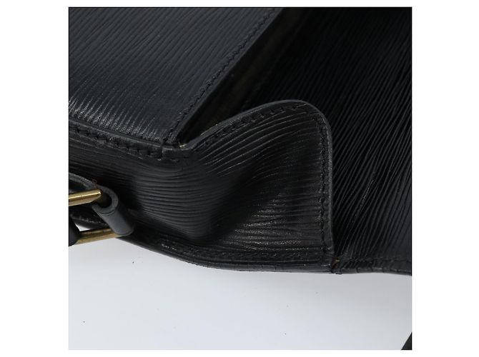 LOUIS VUITTON Borsa a Spalla Epi Saint Cloud GM Nera M52192 LV Auth bs33474 Nero - vista 20