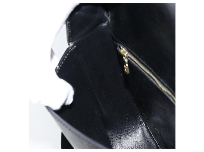 LOUIS VUITTON Borsa a Spalla Epi Saint Cloud GM Nera M52192 LV Auth bs33474 Nero - vista 23