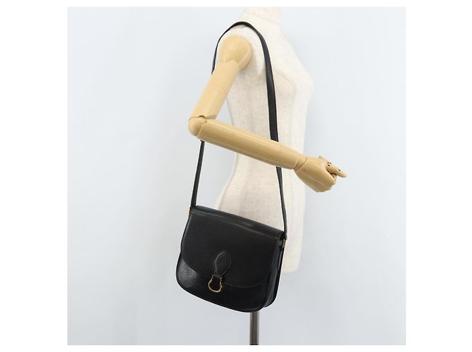 LOUIS VUITTON Borsa a Spalla Epi Saint Cloud GM Nera M52192 LV Auth bs33474 Nero - vista 25