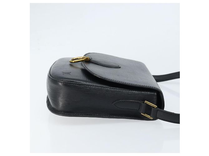 LOUIS VUITTON Borsa a Spalla Epi Saint Cloud GM Nera M52192 LV Auth bs33474 Nero - vista 3