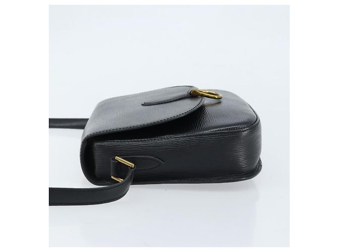 LOUIS VUITTON Borsa a Spalla Epi Saint Cloud GM Nera M52192 LV Auth bs33474 Nero - vista 4