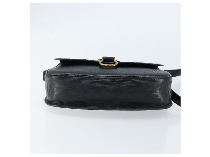LOUIS VUITTON Borsa a Spalla Epi Saint Cloud GM Nera M52192 LV Auth bs33474 Nero - vista 5