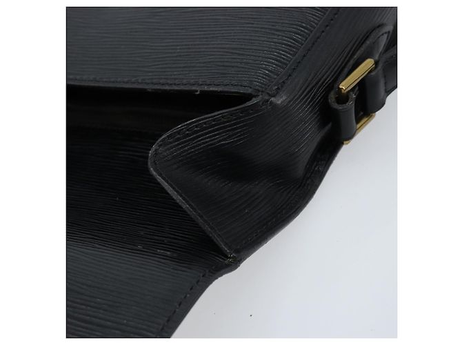 LOUIS VUITTON Borsa a Spalla Epi Saint Cloud GM Nera M52192 LV Auth bs33474 Nero - vista 9
