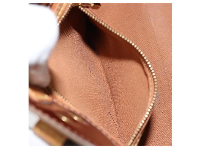 LOUIS VUITTON Borsa a Mano Monogram Vernis Reade PM Bronzo M91146 LV Auth ep13394 - vista 23