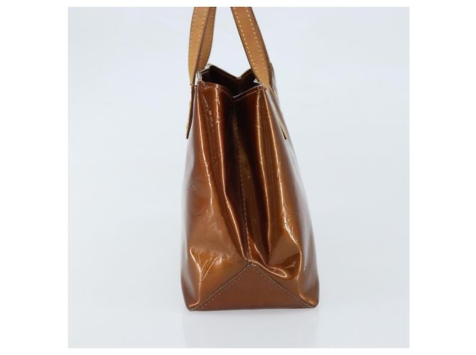 LOUIS VUITTON Borsa a Mano Monogram Vernis Reade PM Bronzo M91146 LV Auth ep13394 - vista 3