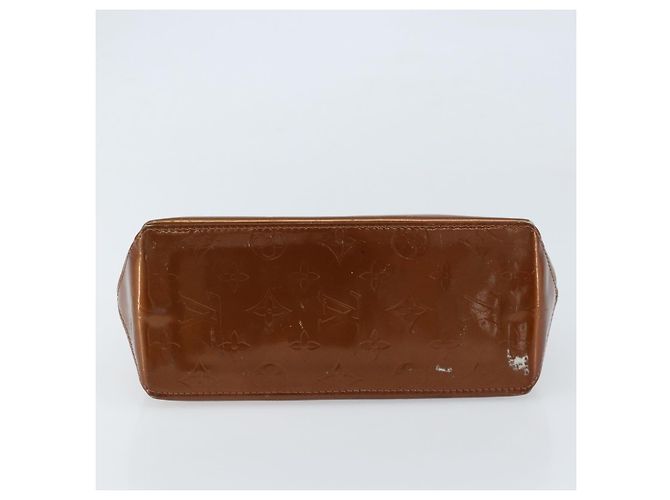 LOUIS VUITTON Borsa a Mano Monogram Vernis Reade PM Bronzo M91146 LV Auth ep13394 - vista 5