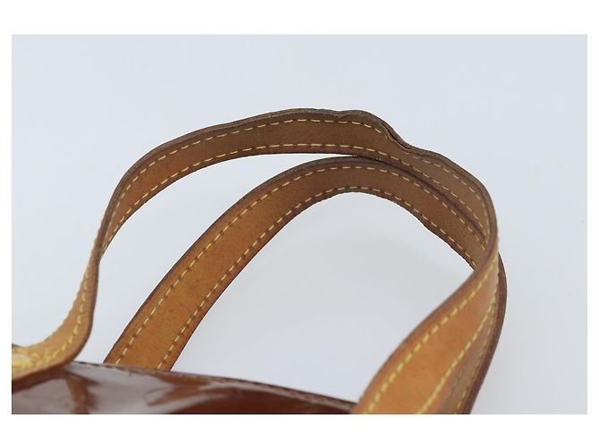 LOUIS VUITTON Borsa a Mano Monogram Vernis Reade PM Bronzo M91146 LV Auth ep13394 - vista 8