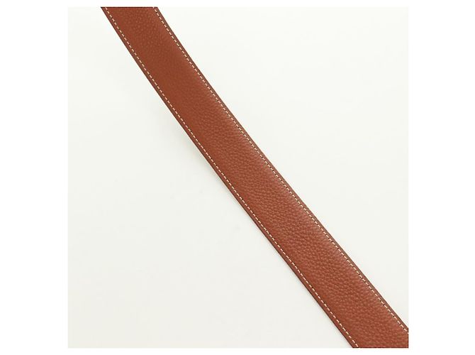 Hermès Cinturón reversible Constance H HERMES Cinturón de cuero 33,1" Negro Marrón Auth 171198V Castaño - vista 11