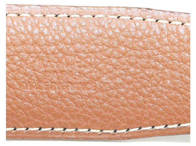 Hermès Cinturón reversible Constance H HERMES Cinturón de cuero 33,1" Negro Marrón Auth 171198V Castaño - vista 13