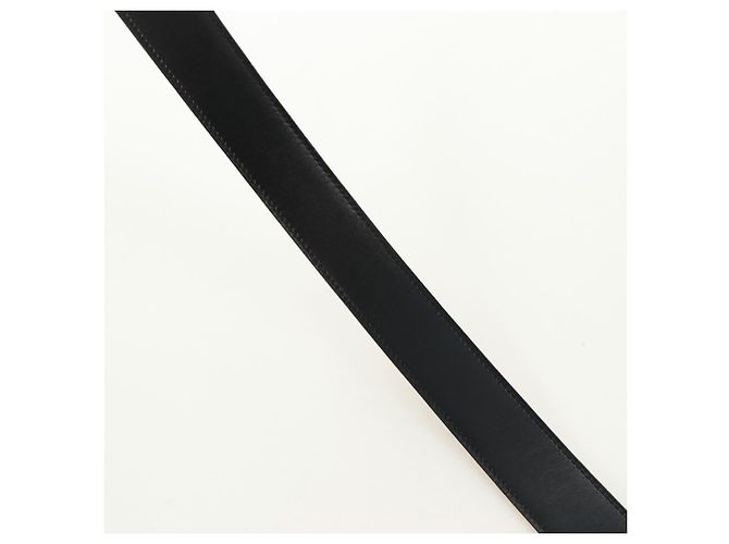 Hermès Cinturón reversible Constance H HERMES Cinturón de cuero 33,1" Negro Marrón Auth 171198V Castaño - vista 8