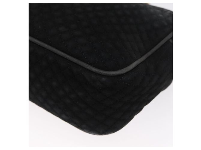 BALLY Borsa a Spalla con Catena in Camoscio Nero Oro Auth bs33547 D'oro - vista 15