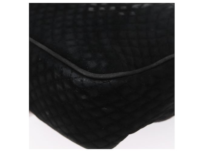 BALLY Borsa a Spalla con Catena in Camoscio Nero Oro Auth bs33547 D'oro - vista 17