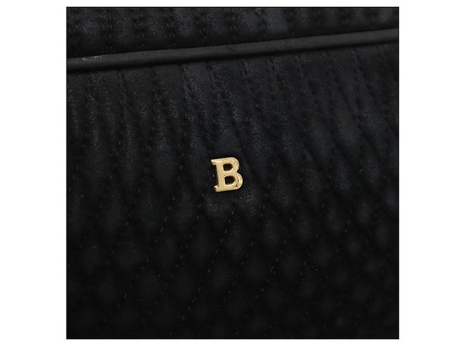 BALLY Borsa a Spalla con Catena in Camoscio Nero Oro Auth bs33547 D'oro - vista 18